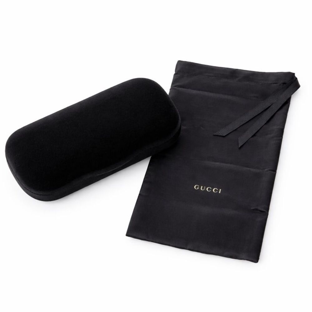 Gucci GG1547S-001 Black Grey Square Sunglasses - Picture 5 of 5